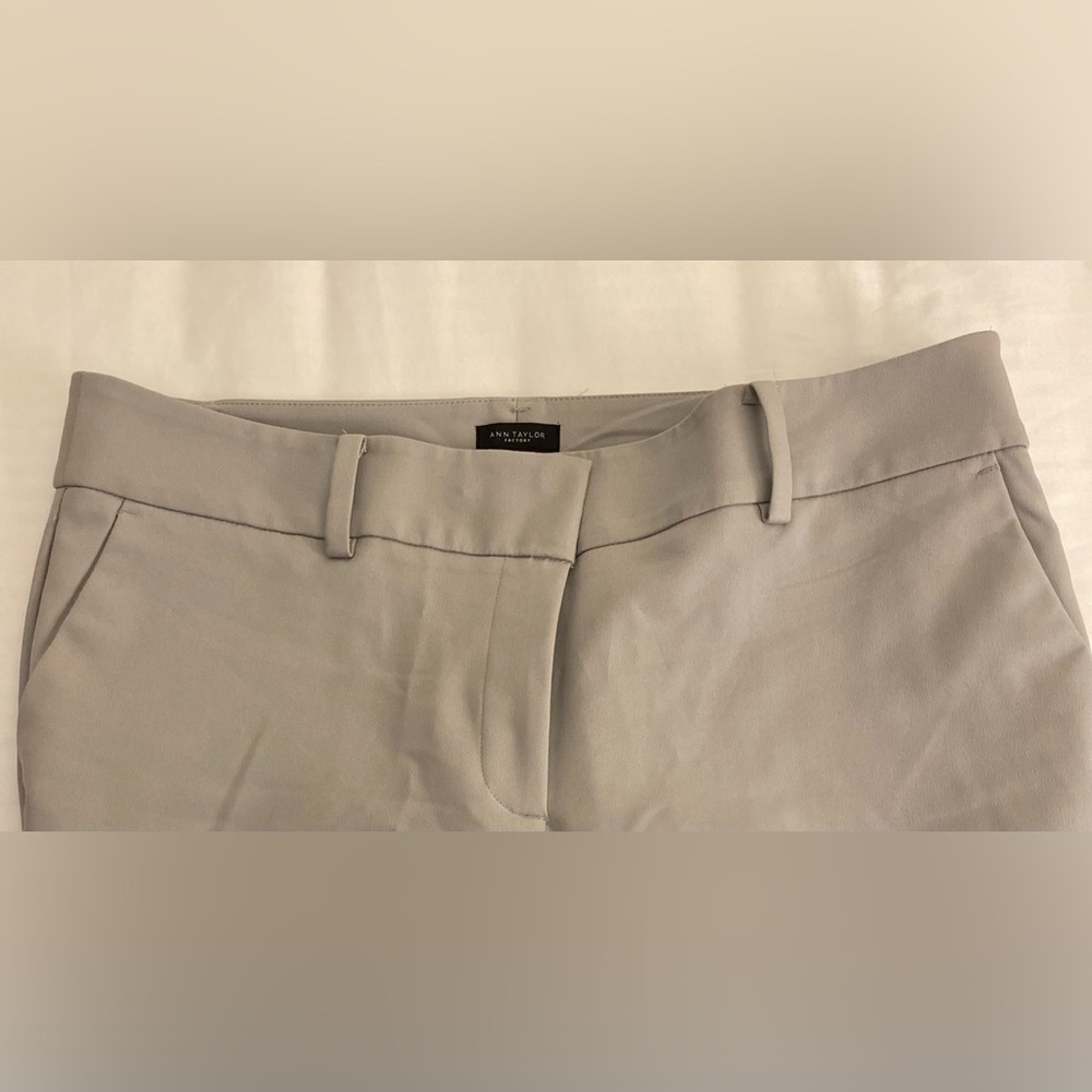 Ann Taylor Factory Womens Beige Dress Pants - Picture 11 of 13